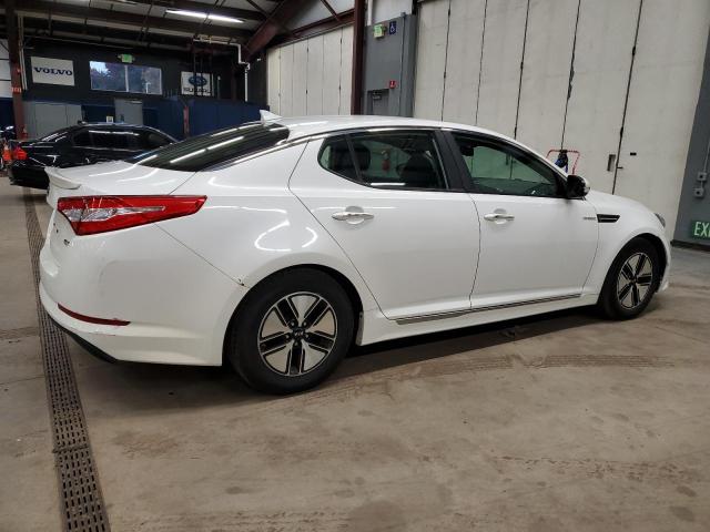 KNAGM4AD7D5048905 - 2013 KIA OPTIMA HYBRID WHITE photo 3