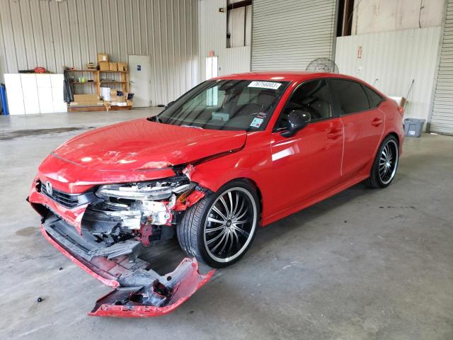 2HGFE2F52NH506217 - 2022 HONDA CIVIC SPORT წითელი ფოტო 1