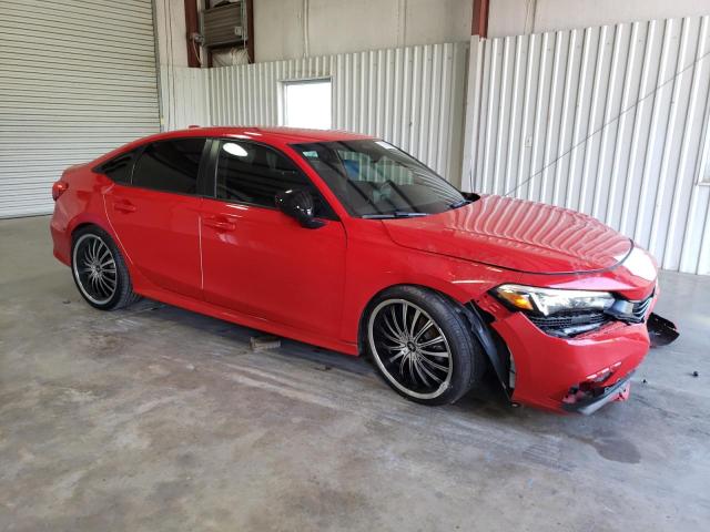 2HGFE2F52NH506217 - 2022 HONDA CIVIC SPORT წითელი ფოტო 4