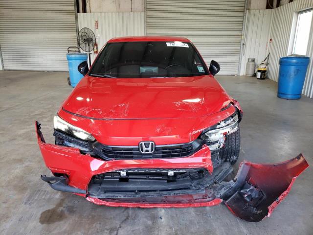 2HGFE2F52NH506217 - 2022 HONDA CIVIC SPORT წითელი ფოტო 5