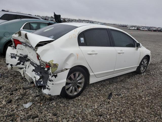 2HGFA16839H304007 - 2009 HONDA CIVIC EX WHITE photo 3