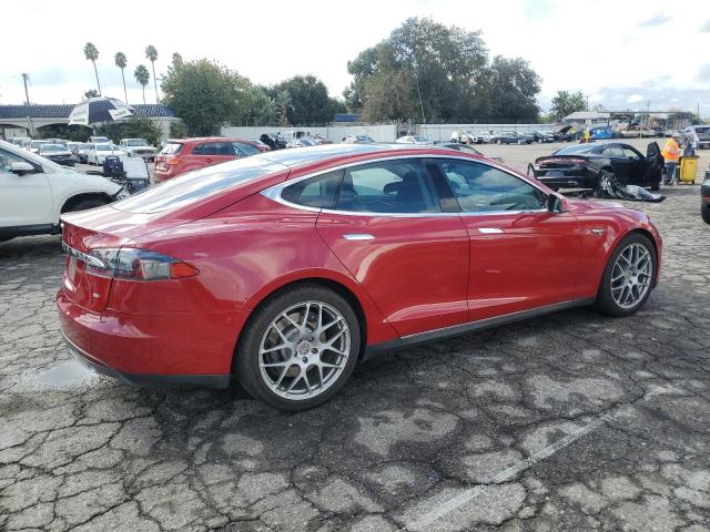 5YJSA1DNXDFP09303 - 2013 TESLA MODEL S Կարմիր լուսանկար 3