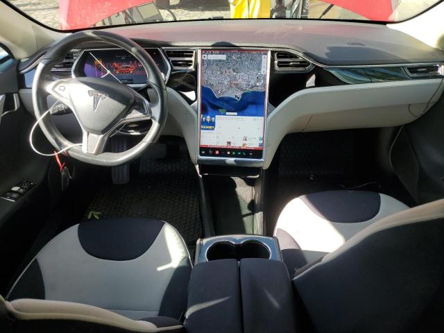 5YJSA1DNXDFP09303 - 2013 TESLA MODEL S Կարմիր լուսանկար 8