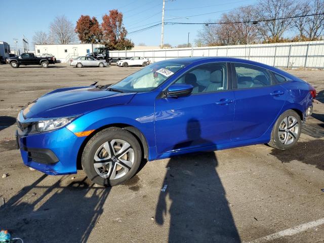 2HGFC2F50JH594698 - 2018 HONDA CIVIC LX BLUE photo 1