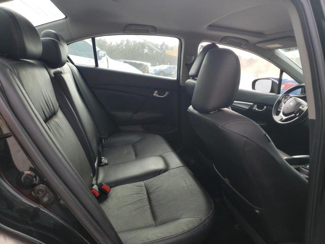 2HGFB2F90FH504074 - 2015 HONDA CIVIC EXL Սև լուսանկար 10