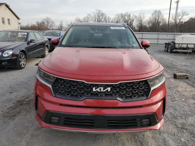 KNDRKDLG8P5145284 - 2023 KIA SORENTO SXP RED photo 5