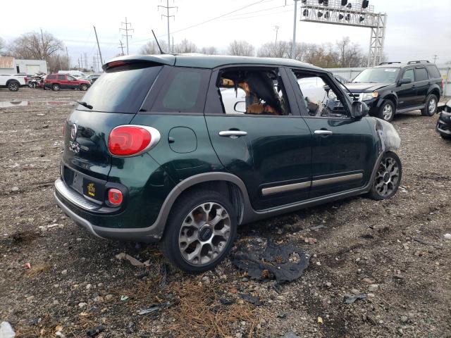 ZFBCFADH6EZ009521 - 2014 FIAT 500L TREKKING GREEN photo 3