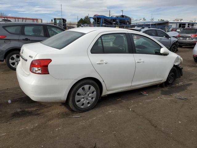 JTDBT4K35B1408666 - 2011 TOYOTA YARIS WHITE photo 3