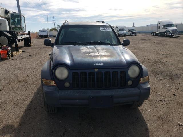 1J4GK48K27W506467 - 2007 JEEP LIBERTY SPORT BLUE photo 5