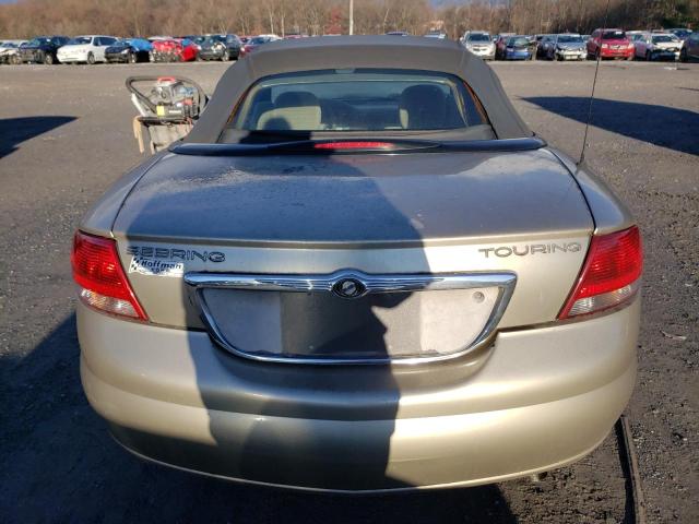 1C3EL55R24N330088 - 2004 CHRYSLER SEBRING LXI BEIGE photo 6