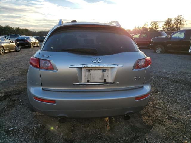 JNRAS08U74X100678 - 2004 INFINITI FX35 GRAY photo 6