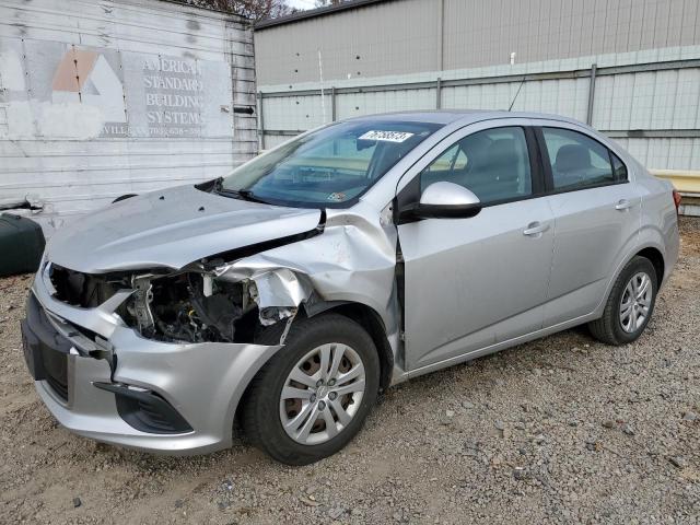 1G1JB5SH1H4126539 - 2017 CHEVROLET SONIC LS SILVER photo 1