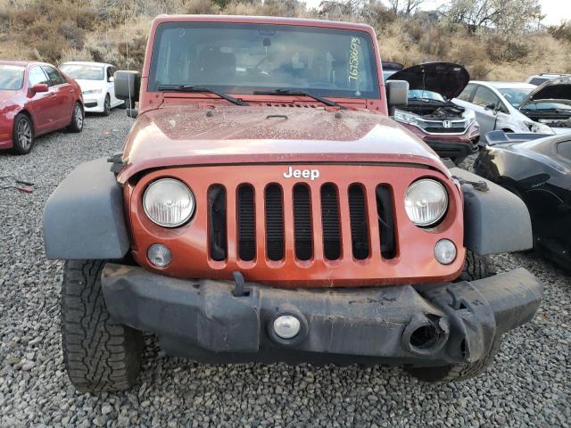 1C4AJWAG2EL276542 - 2014 JEEP WRANGLER SPORT ORANGE photo 5