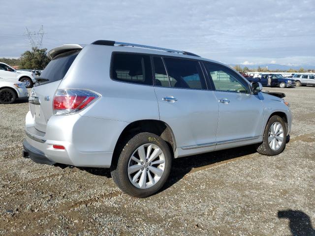 JTEDC3EH0D2016052 - 2013 TOYOTA HIGHLANDER HYBRID LIMITED SILVER photo 3