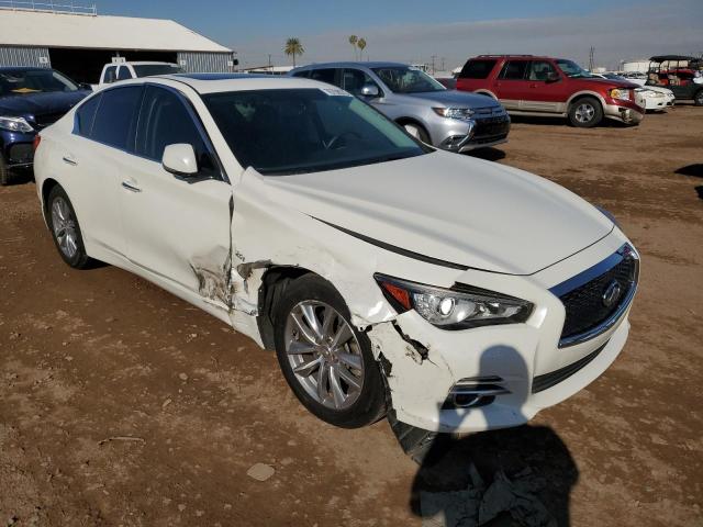 JN1CV7AP4GM203014 - 2016 INFINITI Q50 BASE WHITE photo 4