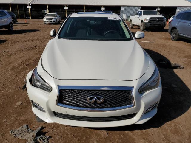 JN1CV7AP4GM203014 - 2016 INFINITI Q50 BASE WHITE photo 5