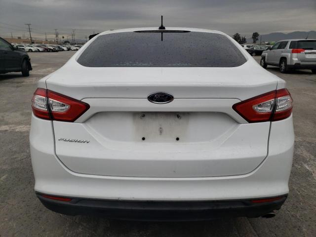 3FA6P0G74ER331637 - 2014 FORD FUSION S WHITE photo 6