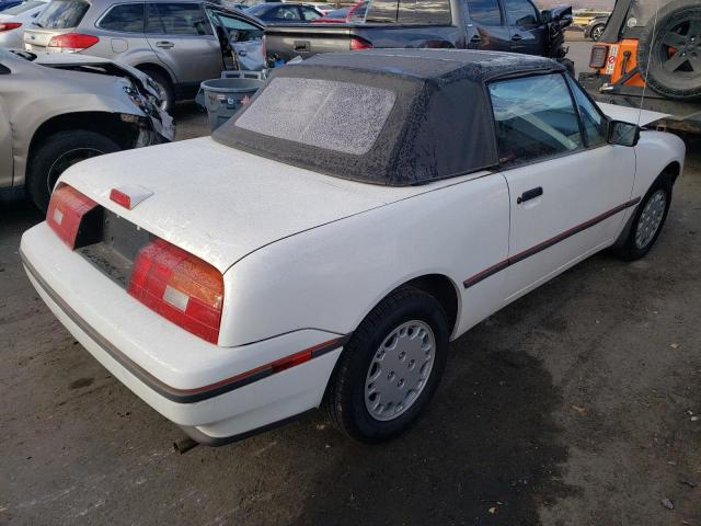 6MPCT01Z9M8618550 - 1991 MERCURY CAPRI WHITE photo 3