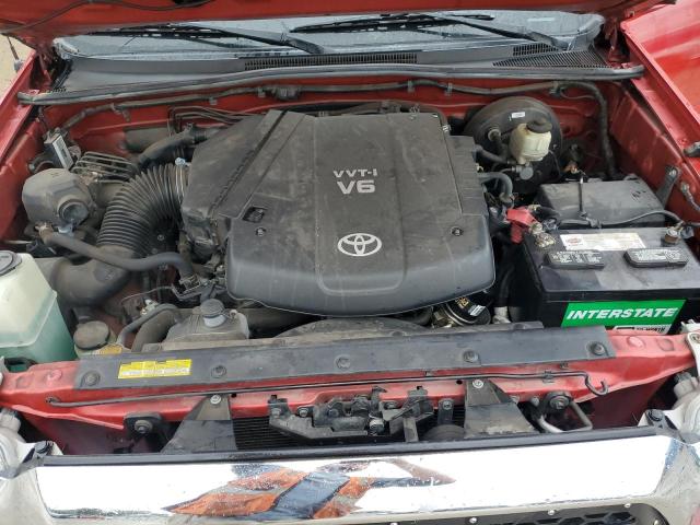 5TFJU4GN5EX059352 - 2014 TOYOTA TACOMA DOUBLE CAB PRERUNNER RED photo 11