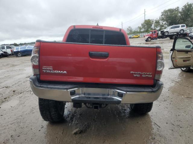 5TFJU4GN5EX059352 - 2014 TOYOTA TACOMA DOUBLE CAB PRERUNNER RED photo 6