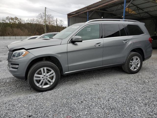 4JGDF7CE9EA319796 - 2014 MERCEDES-BENZ GL 450 4MATIC GRAY photo 1