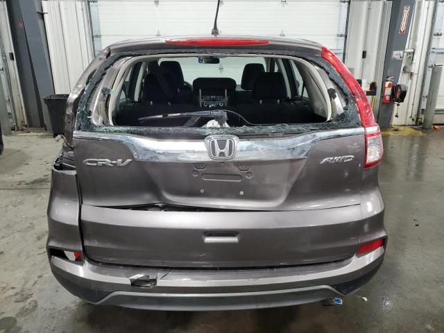 5J6RM4H32FL089931 - 2015 HONDA CR-V LX GRAY photo 6