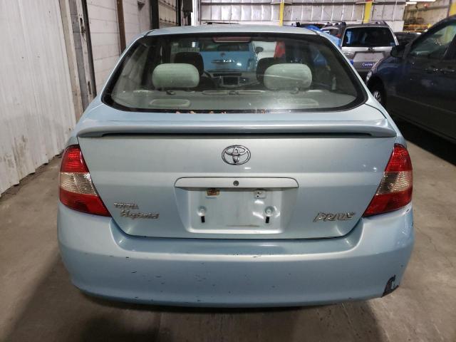 JT2BK12U110031678 - 2001 TOYOTA PRIUS BLUE photo 6