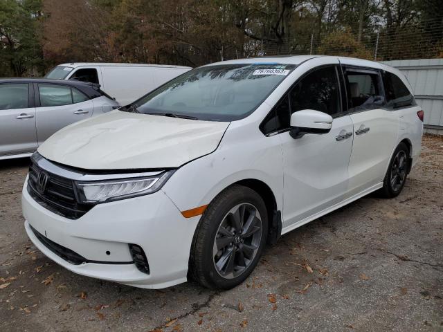 5FNRL6H95NB040524 - 2022 HONDA ODYSSEY ELITE أبيض صورة 1