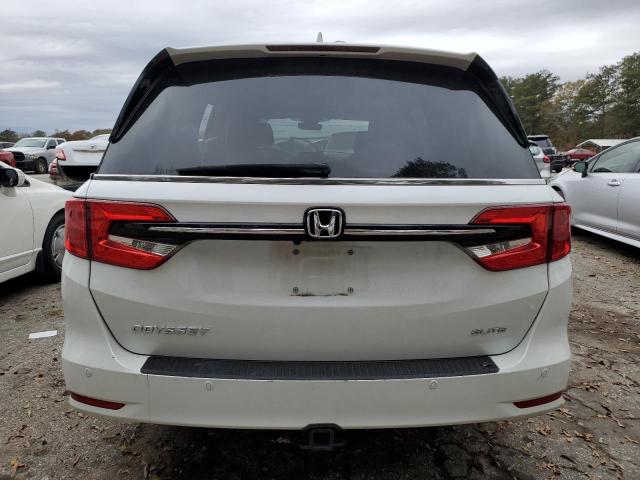 5FNRL6H95NB040524 - 2022 HONDA ODYSSEY ELITE أبيض صورة 6