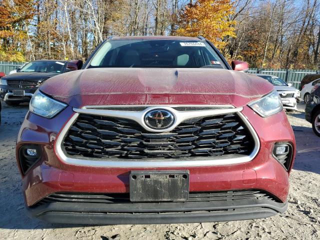 5TDHZRBH8MS127520 - 2021 TOYOTA HIGHLANDER XLE BURGUNDY photo 5