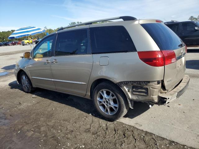 5TDZA22C05S256392 - 2005 TOYOTA SIENNA XLE BEIGE photo 2