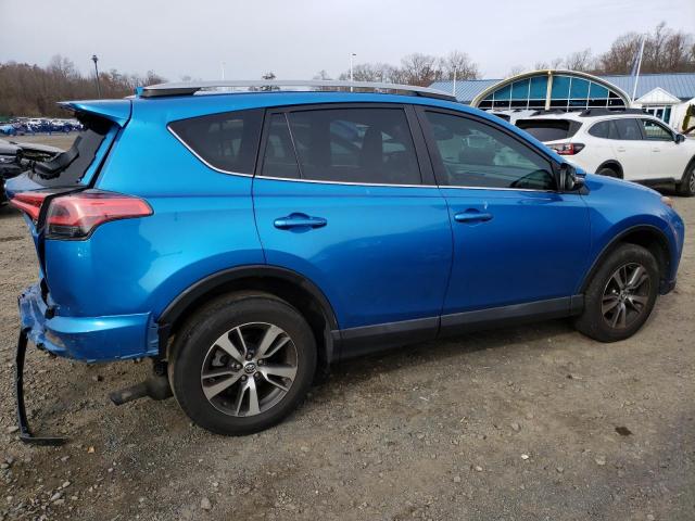 2T3RFREV4HW549125 - 2017 TOYOTA RAV4 XLE BLUE photo 3