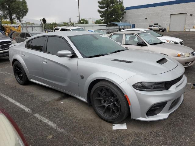 2C3CDXL93MH607746 - 2021 DODGE CHARGER SRT HELLCAT SILVER photo 4