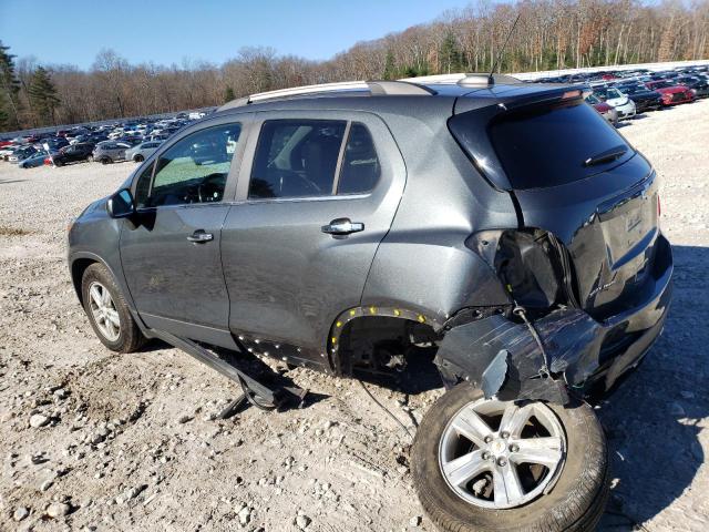 KL7CJPSB6JB728801 - 2018 CHEVROLET TRAX 1LT GRAY photo 2