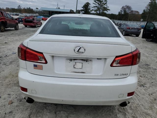 JTHBF5C21C5165594 - 2012 LEXUS IS 250 WHITE photo 6