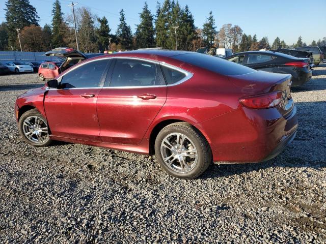 1C3CCCFB0FN597326 - 2015 CHRYSLER 200 LX BURGUNDY photo 2