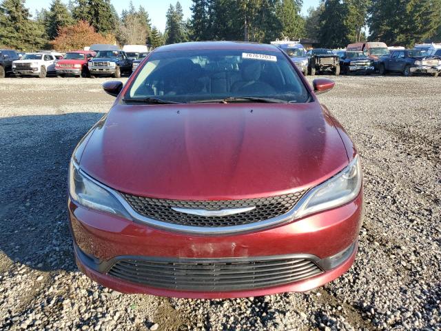 1C3CCCFB0FN597326 - 2015 CHRYSLER 200 LX BURGUNDY photo 5