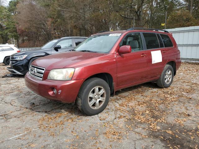 JTEHP21AX70197542 - 2007 TOYOTA HIGHLANDER SPORT BURGUNDY photo 1