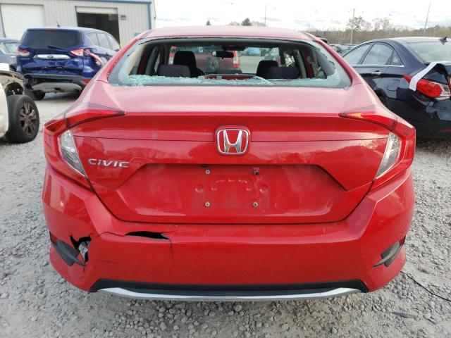 2HGFC2F61LH511338 - 2020 HONDA CIVIC LX RED photo 6