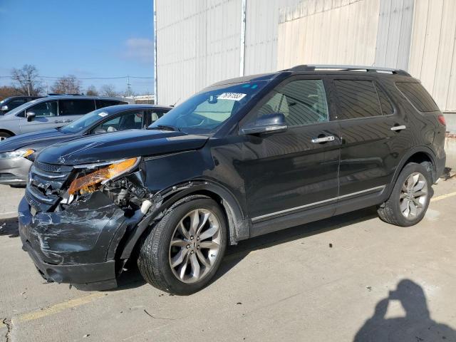 1FM5K8F82DGA24725 - 2013 FORD EXPLORER LIMITED BLACK photo 1