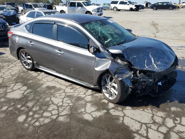 3N1AB7AP2FY271520 - 2015 NISSAN SENTRA S GRAY photo 4