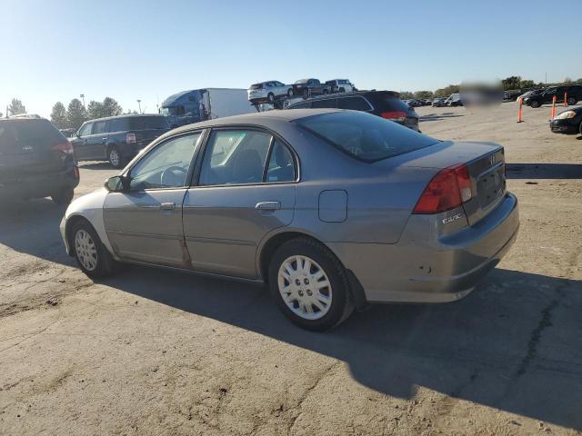 1HGES16594L024537 - 2004 HONDA CIVIC LX GRAY photo 2