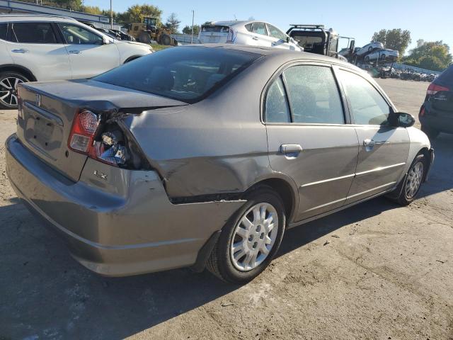 1HGES16594L024537 - 2004 HONDA CIVIC LX GRAY photo 3