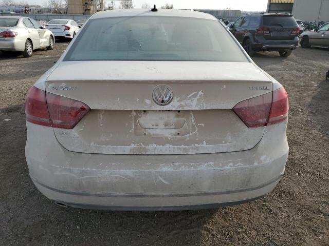 1VWCN7A35EC008856 - 2014 VOLKSWAGEN PASSAT SEL WHITE photo 6