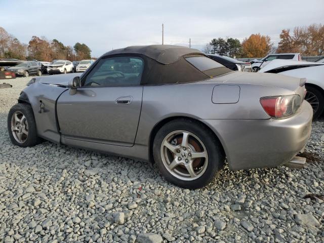 JHMAP11493T000412 - 2003 HONDA S2000 GRAY photo 2