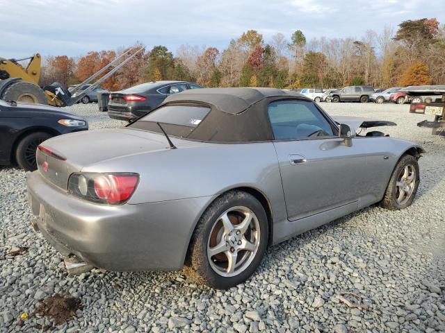 JHMAP11493T000412 - 2003 HONDA S2000 GRAY photo 3