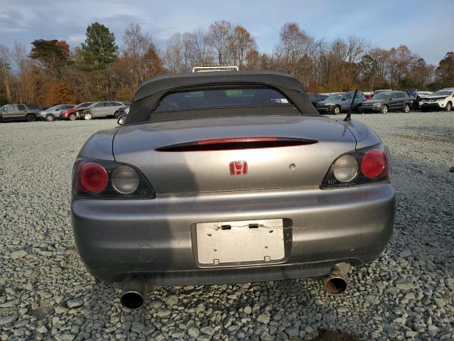 JHMAP11493T000412 - 2003 HONDA S2000 GRAY photo 6