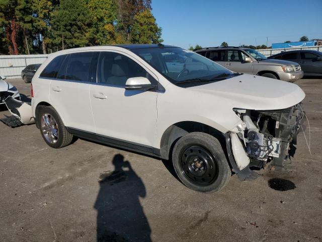 2FMDK3KC9DBE36365 - 2013 FORD EDGE LIMITED WHITE photo 4