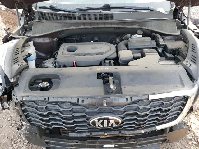 5XYPGDA34KG449463 - 2019 KIA SORENTO L BURGUNDY photo 12