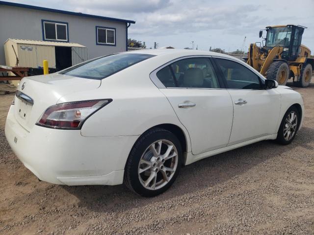 1N4AA5APXDC811602 - 2013 NISSAN MAXIMA S WHITE photo 3